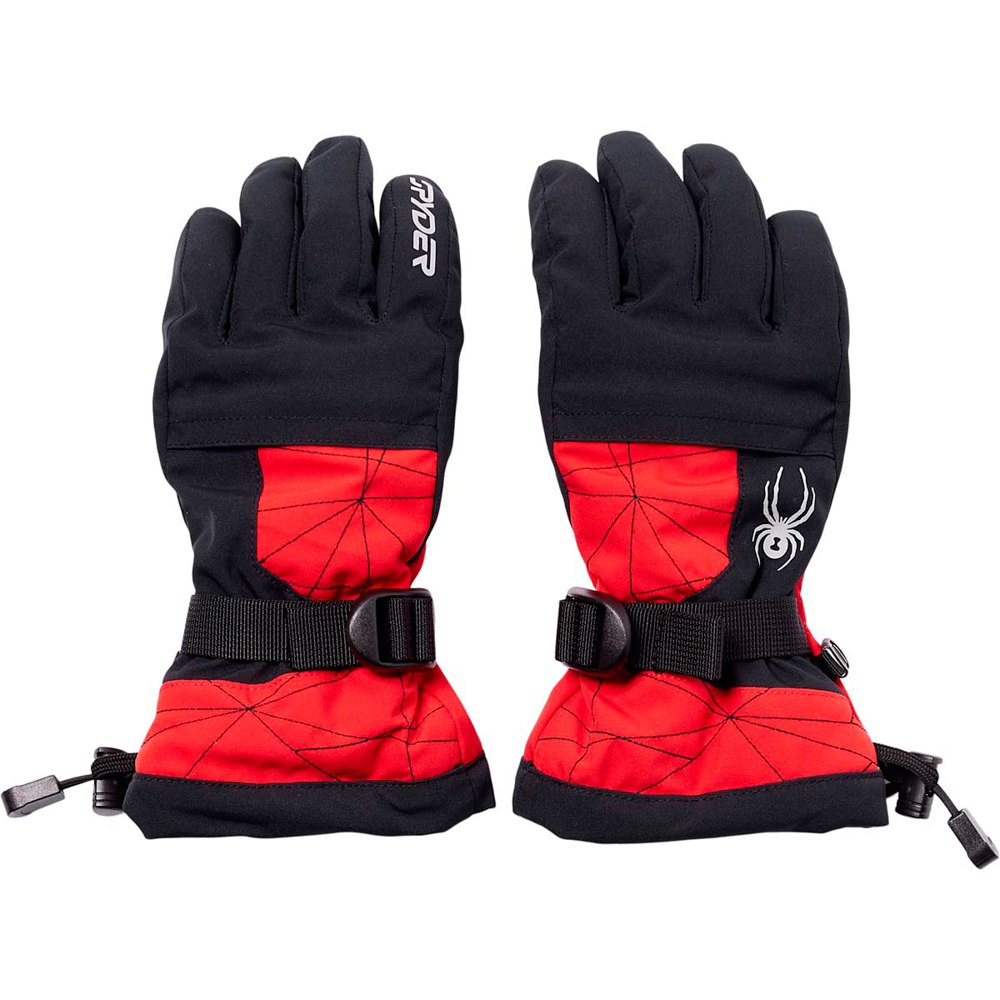 Spyder Overweb Gloves Rot,Schwarz L Junge von Spyder