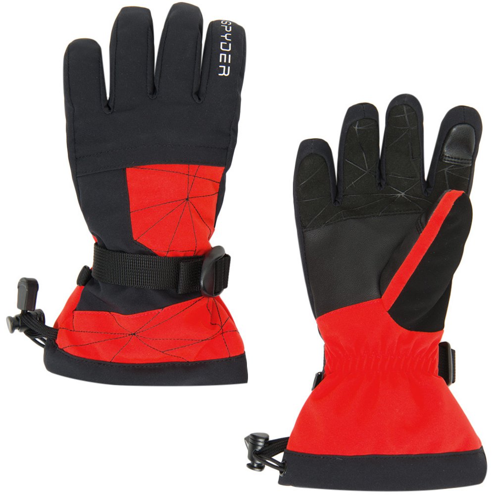 Spyder Overweb Ski Gloves Rot,Schwarz S Junge von Spyder