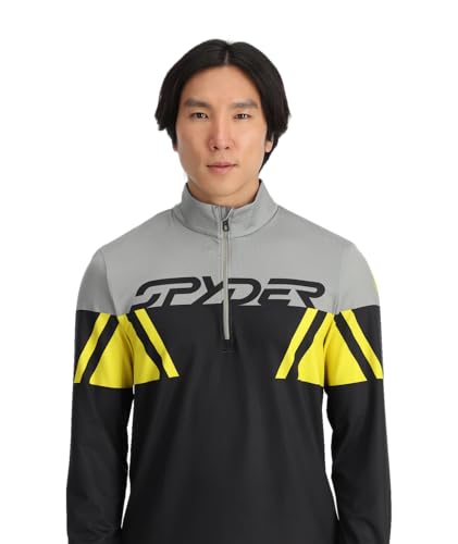 Spyder Paramount 1/2 Zip, Herren, Black, S von Spyder