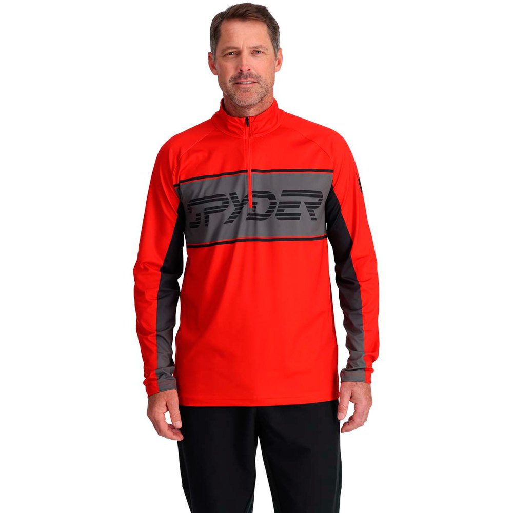 Spyder Paramount Half Zip Sweatshirt Rot M Mann von Spyder