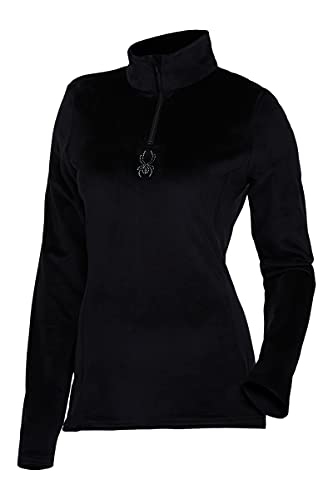 Spyder SHIMMER BUG, Classic Velvet Fleece Sweater, schwarz, L von Spyder