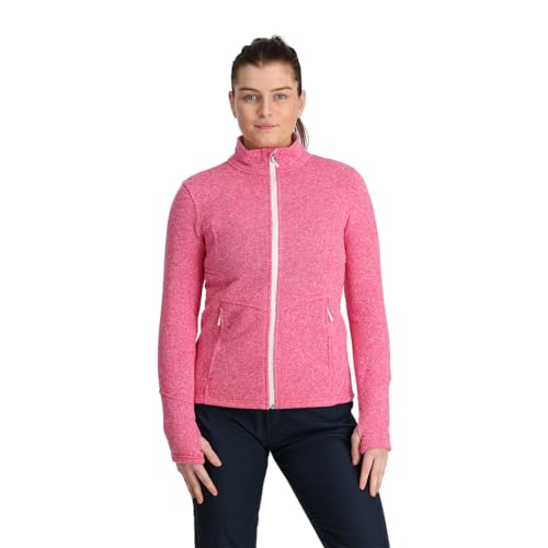 Spyder SOAR FULL ZIP FLEECE JACKET, Damen, Pink, L Spyder SOAR FULL ZIP FLEECE JACKET, Damen, Pink, L von Spyder