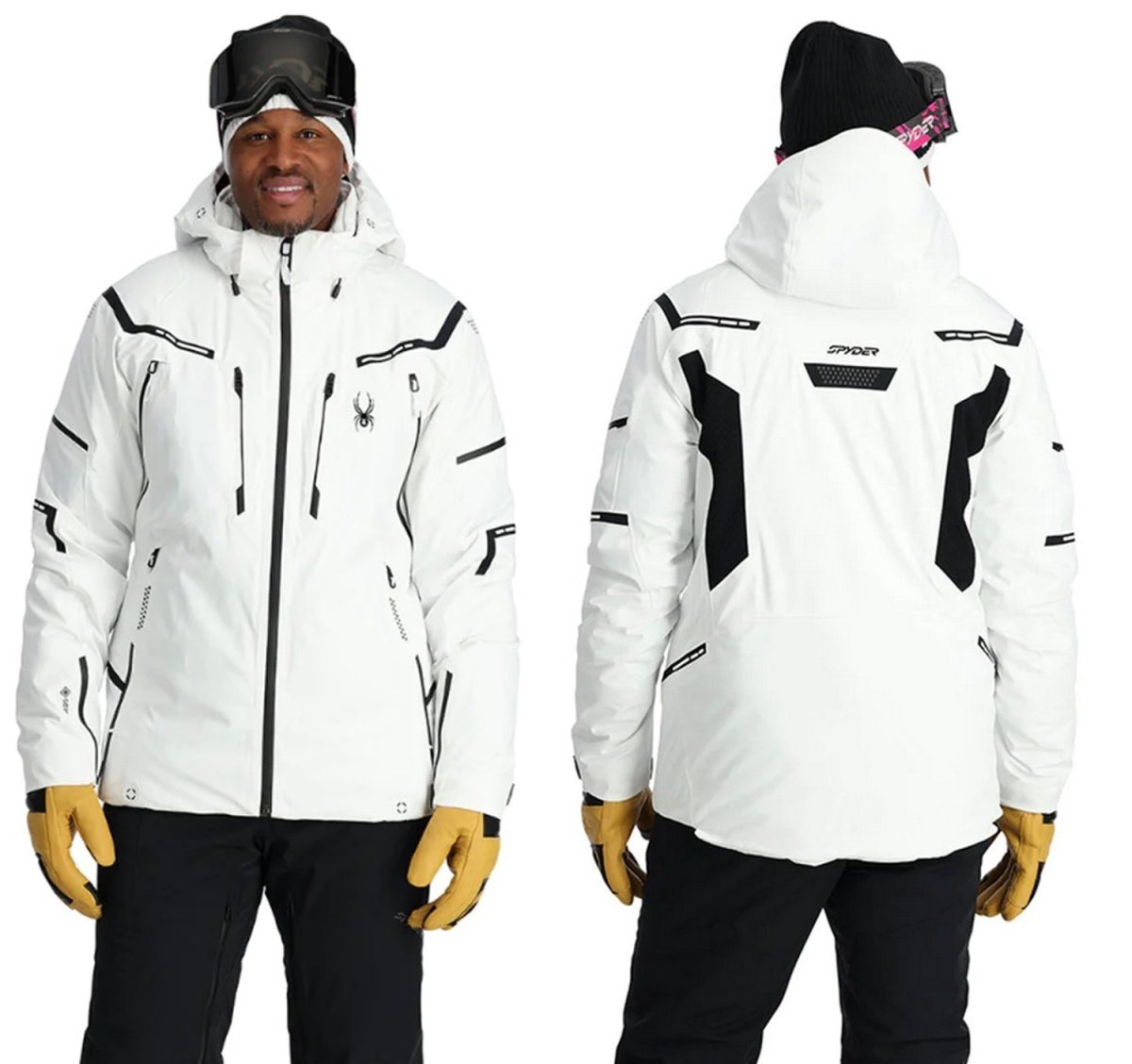 Spyder Skijacke Spyder Pinnacle GTX Herren Skijacke Winterjacke 38SA075315 100 White von Spyder