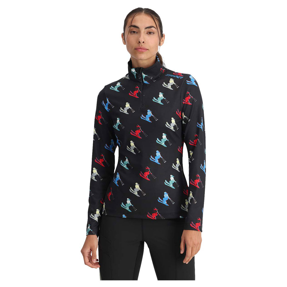 Spyder Vivid Half Zip Sweatshirt Schwarz M Frau von Spyder