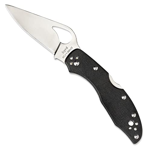 0 Spyderco Byrd Meadowlark 2 Lockback, Schwarz von Spyderco