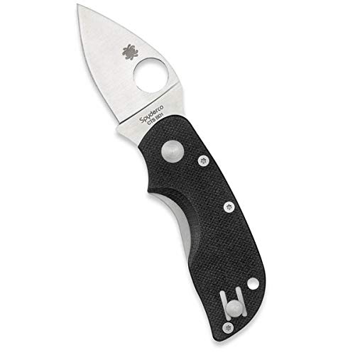 Spyderco, Taschenmesser, Chicago Linerlock, Klinge: 5.1 cm, G10, schwarz, Klappmesser, Taschenclip von Spyderco