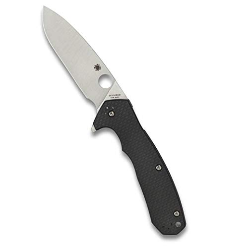 Spyderco, Taschenmesser, Amalgam Compression Lock, Klinge: 9.9 cm, G10, schwarz, Klappmesser, extended Tang, satin finish Spyderco, Taschenmesser, Amalgam Compression Lock, Klinge: 9.9 cm, G10, schwarz, Klappmesser, extended Tang, satin finish von Spyderco