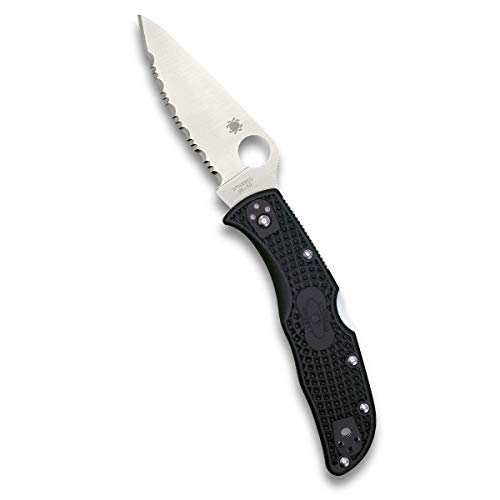 Spyderco C243SBK Messer C243PBK, schwarz, Griff 12 cm von Spyderco