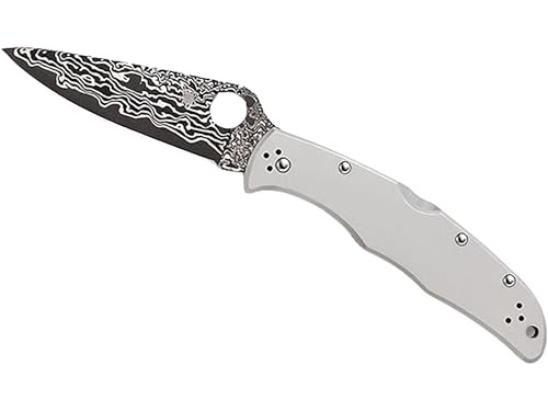 Spyderco, Taschenmesser, Endura 4 Titanium Damascus, Klinge: 9.5 cm, Rot, Klappmesser, Taschenclip Spyderco, Taschenmesser, Endura 4 Titanium Damascus, Klinge: 9.5 cm, Rot, Klappmesser, Taschenclip von Spyderco
