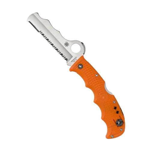 Spyderco Assist Leichtes Messer mit 9,4 cm VG-10 Stahlklinge und orangefarbenem FRN-Griff – CombinationEdge, Hohlschliff – C79PSOR Spyderco Assist Leichtes Messer mit 9,4 cm VG-10 Stahlklinge und orangefarbenem FRN-Griff – CombinationEdge, Hohlschliff – C79PSOR von Spyderco