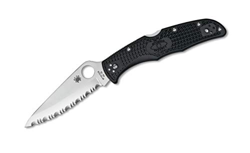 Spyderco C10SBK Unisex – Erwachsene Taschenmesser Endura (Welle, schwarz, 21.5 von Spyderco