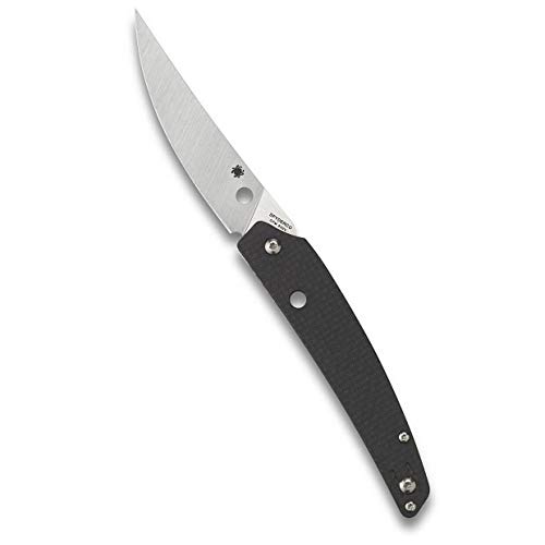 Spyderco C242CFP, schwarz, Griff 11 cm von Spyderco