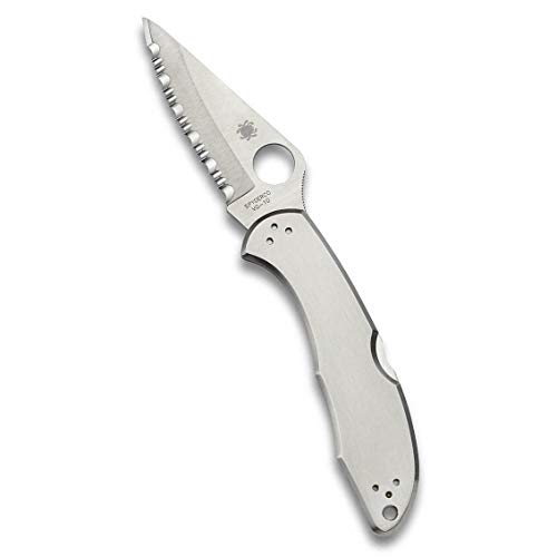 Spyderco Delica 4, Stainless Steel Handle, Serrated Spyderco Delica 4, Stainless Steel Handle, Serrated von Spyderco