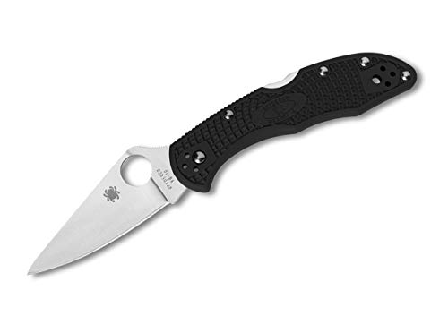 Spyderco C11FPBK Taschenmesser Delica Light Black FRN, Schwarz, M von Spyderco