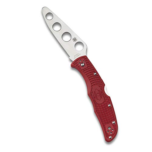 Spyderco Endura 4 Trainer, Red FRN Handle, Blunt Edge von Spyderco