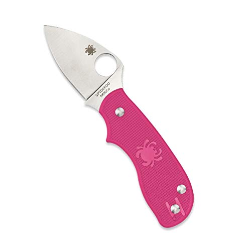 Spyderco Erwachsene Messer Squeak Split Klappmesser mit gerader Kante Taschenmesser, Pink, One Size Spyderco Erwachsene Messer Squeak Split Klappmesser mit gerader Kante Taschenmesser, Pink, One Size von Spyderco