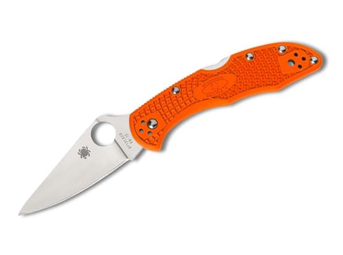 Spyderco Herren Messer Delica FRN Orange, One Size Spyderco Herren Messer Delica FRN Orange, One Size von Spyderco