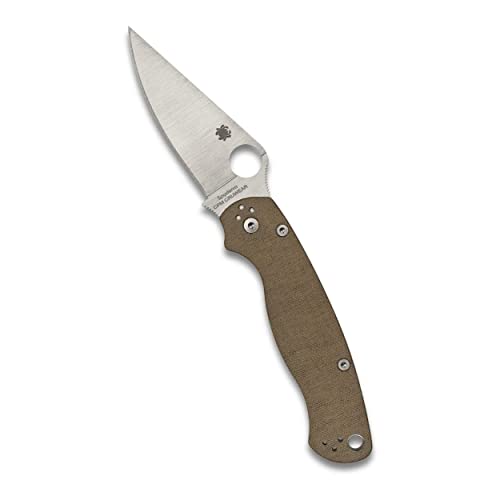 Spyderco Knives Brown Canvas Micarta para Millie 2 Compression Lock Cru-Wear Steel Pocket Knife C81MPCW2 Spyderco Knives Brown Canvas Micarta para Millie 2 Compression Lock Cru-Wear Steel Pocket Knife C81MPCW2 von Spyderco