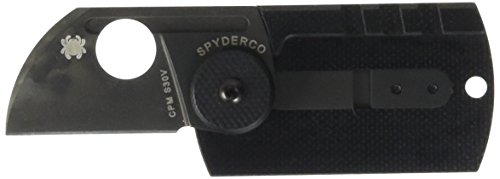 Spyderco Messer Dog Tag Folder CF Taschenmesser, Schwarz, One Size von Spyderco