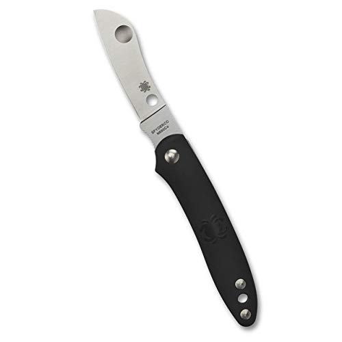 Spyderco Unisex – Erwachsene, Outdoormesser, Klingenlänge: 5.08 cm, Roadie, schwarz, Einheitsgröße, C189PBK von Spyderco