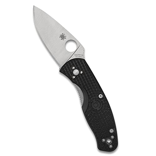 Spyderco Persistence C136PBK Leichtes Messer mit 7 cm Edelstahlklinge und robustem schwarzem FRN-Griff – PlainEdge Spyderco Persistence C136PBK Leichtes Messer mit 7 cm Edelstahlklinge und robustem schwarzem FRN-Griff – PlainEdge von Spyderco