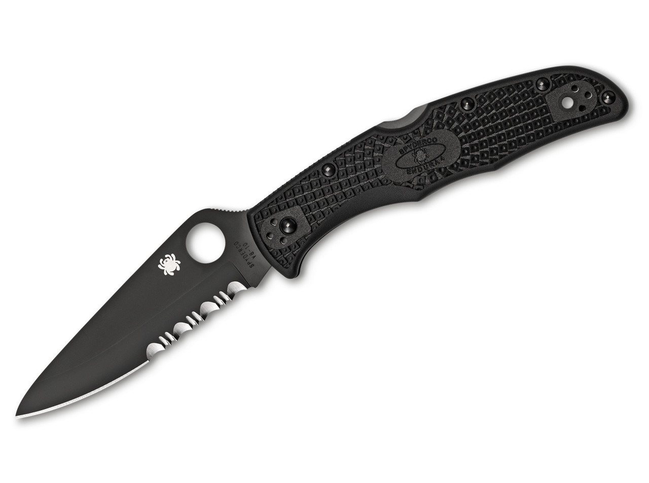 Spyderco Taschenmesser Endura 4 Black Japan Spyderco Taschenmesser Endura 4 Black Japan von Spyderco