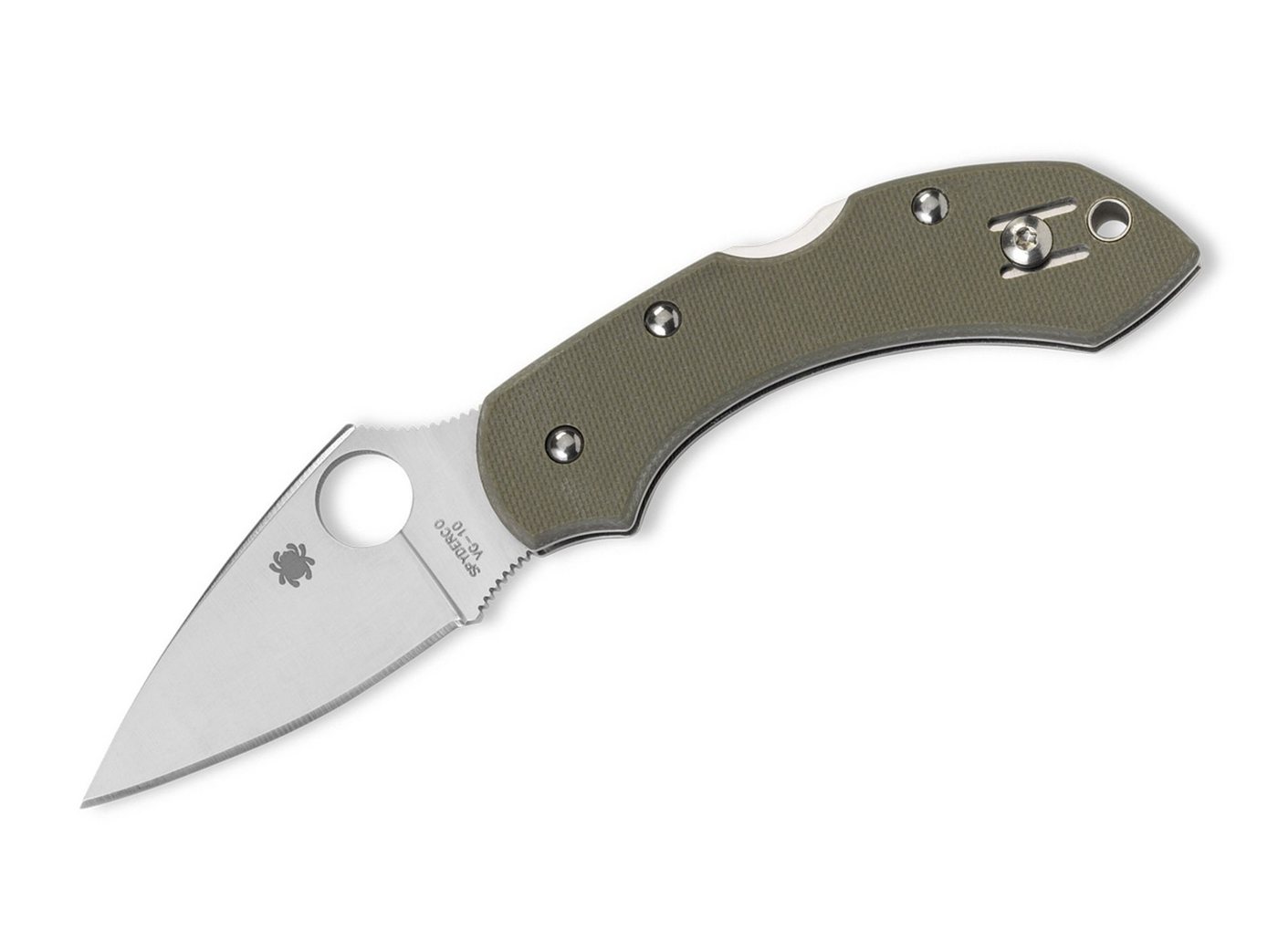 Spyderco Taschenmesser Spyderco Dragonfly Foliage Green G-10 PlainEdge von Spyderco