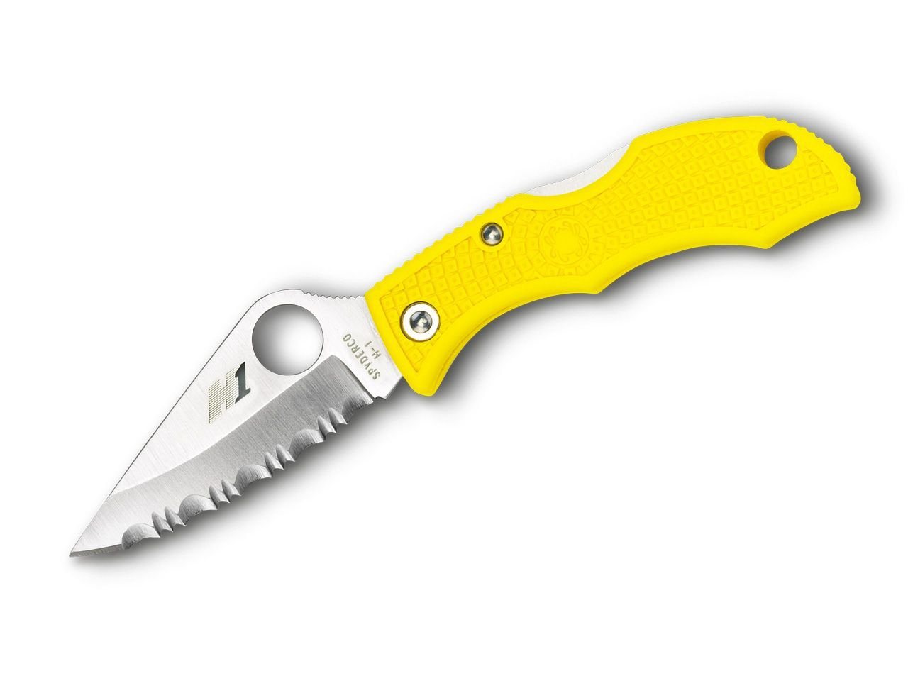 Spyderco Taschenmesser Spyderco LadyBug Salt Serrated yellow Japan Spyderco Taschenmesser Spyderco LadyBug Salt Serrated yellow Japan von Spyderco