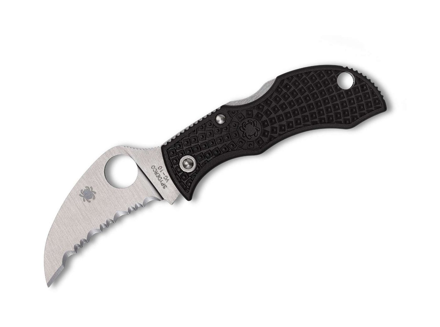 Spyderco Taschenmesser Spyderco Manbug Hawkbill Black FRN VG-10 SpyderEdge Spyderco Taschenmesser Spyderco Manbug Hawkbill Black FRN VG-10 SpyderEdge von Spyderco