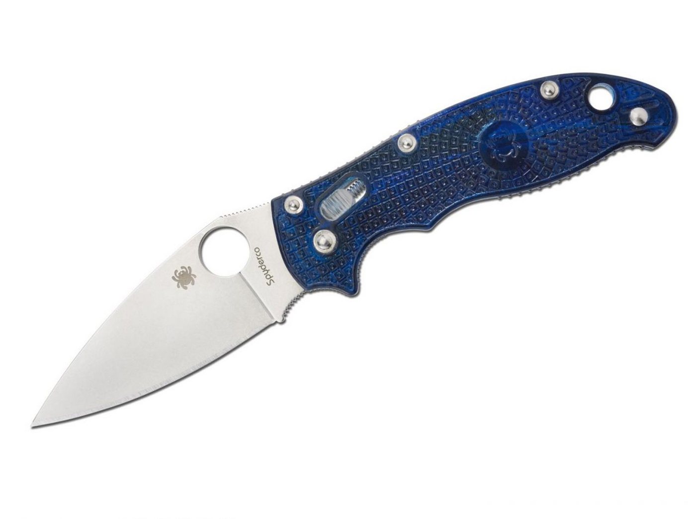 Spyderco Taschenmesser Spyderco Manix 2, Transluscent Handle, Blue, Plain Spyderco Taschenmesser Spyderco Manix 2, Transluscent Handle, Blue, Plain von Spyderco