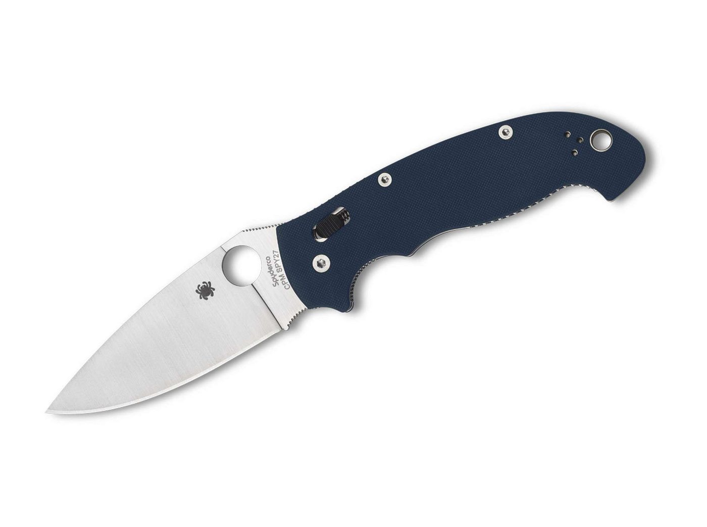 Spyderco Taschenmesser Spyderco Manix 2 XL Blue G10 CPM-SPY27 Spyderco Taschenmesser Spyderco Manix 2 XL Blue G10 CPM-SPY27 von Spyderco