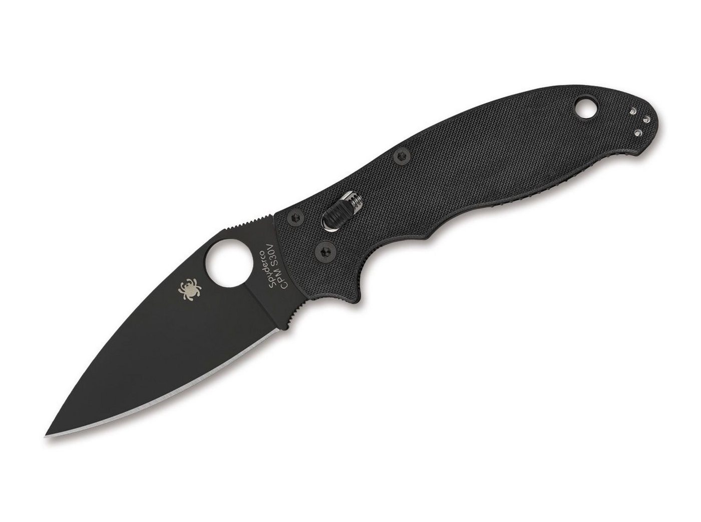 Spyderco Taschenmesser Spyderco Manix2 Black G-10 Black Blade PlainEdge Spyderco Taschenmesser Spyderco Manix2 Black G-10 Black Blade PlainEdge von Spyderco