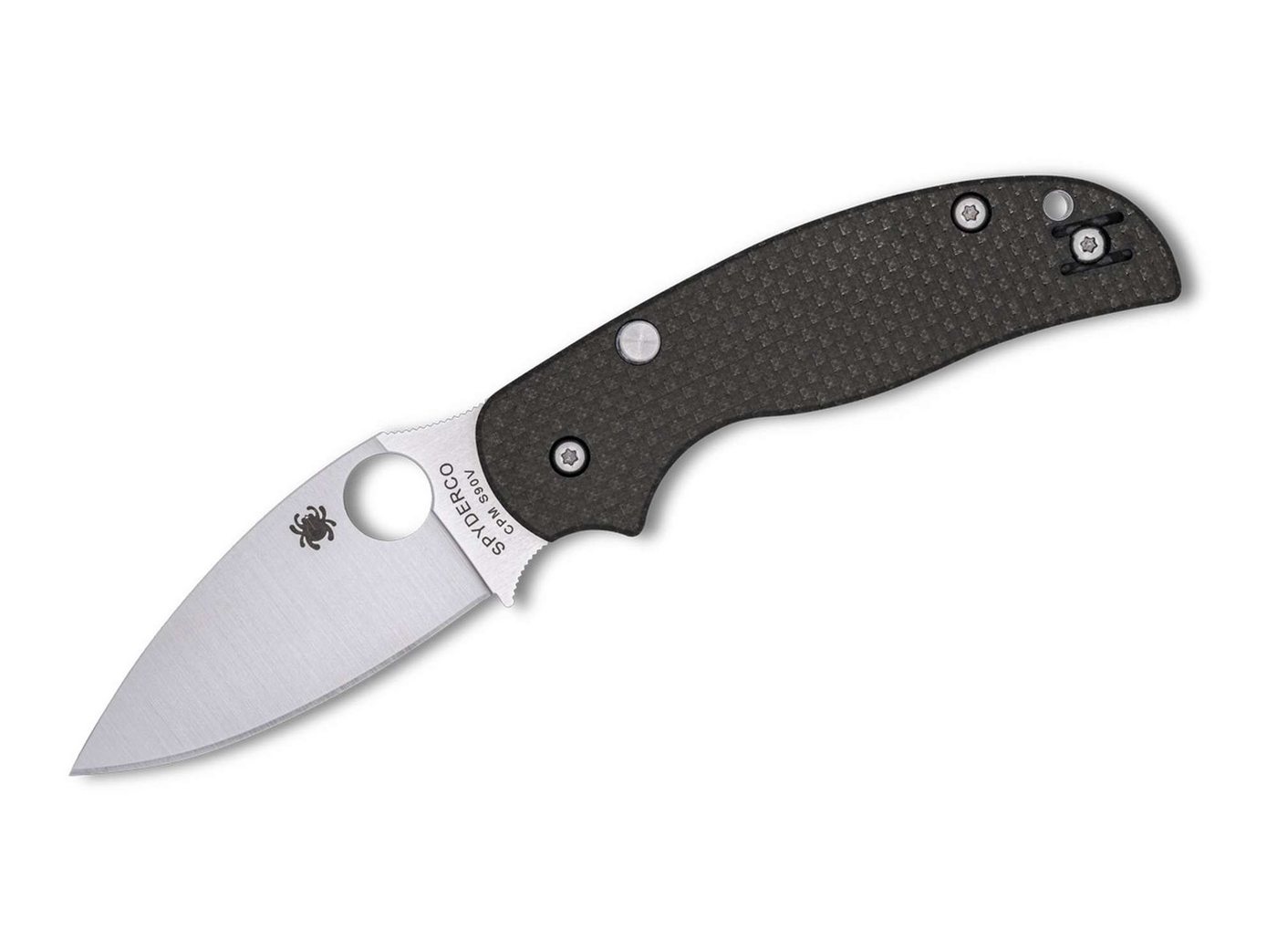 Spyderco Taschenmesser Spyderco Sage 6 CPM-S90V CF Button Compress Lock PlainEdge Sprint Run Spyderco Taschenmesser Spyderco Sage 6 CPM-S90V CF Button Compress Lock PlainEdge Sprint Run von Spyderco