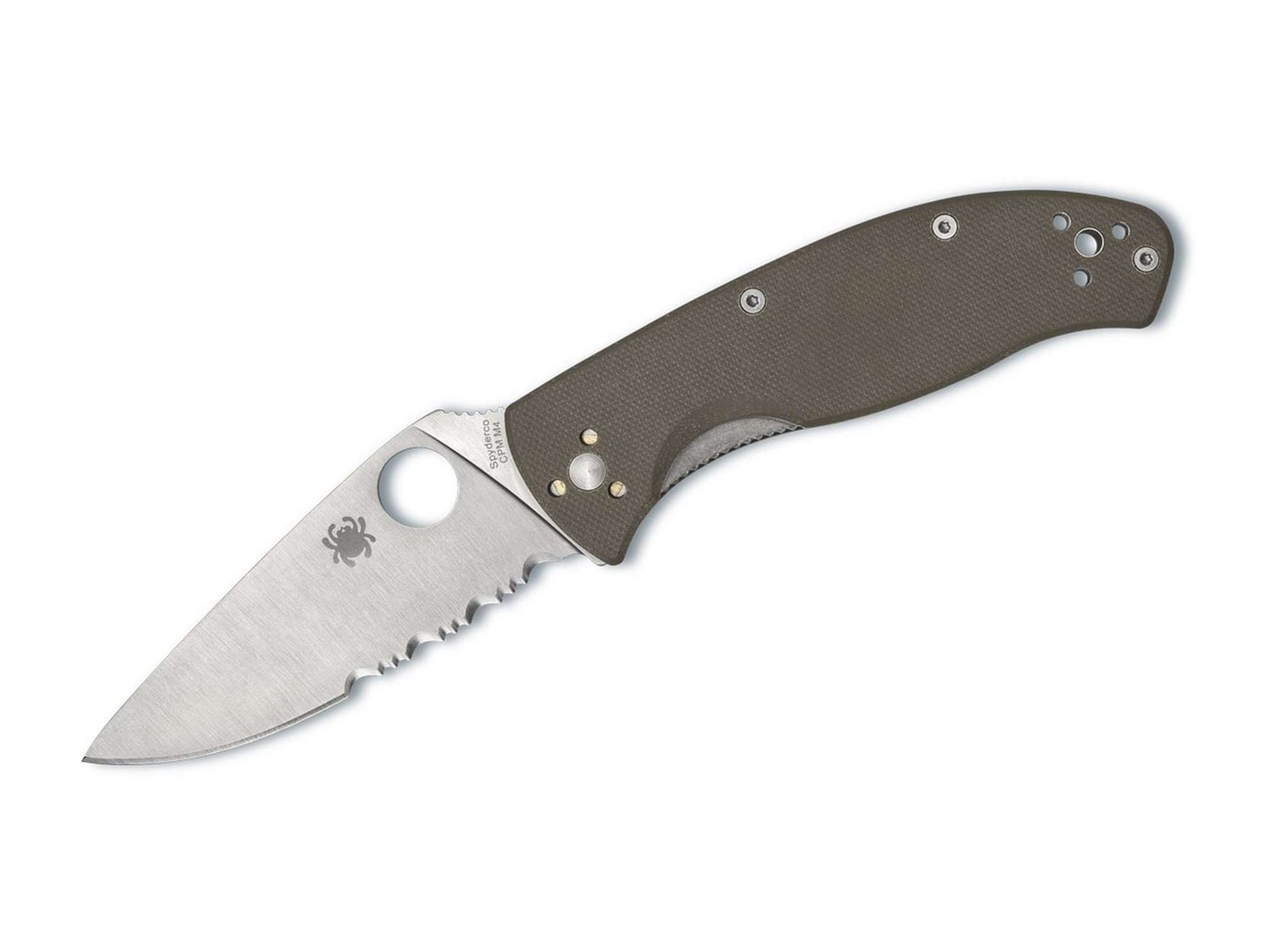 Spyderco Taschenmesser Taschenmesser Tenacious CPM M4 G10 Brown CombinationEdge von Spyderco