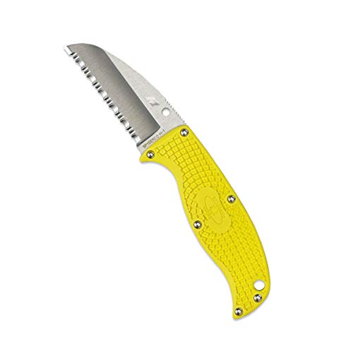 Spyderco Unisex – Erwachsene, Klappmesser, Klingenlänge: 6.98 cm, Enuff Salt Yellow, Mehrfarbig, normal, FB31SYL Spyderco Unisex – Erwachsene, Klappmesser, Klingenlänge: 6.98 cm, Enuff Salt Yellow, Mehrfarbig, normal, FB31SYL von Spyderco