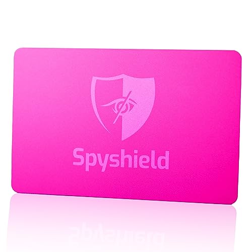 Spyshield 6X RFID Blocker Karte NFC Schutzkarte mit starkem Störsender, Pink von Spyshield