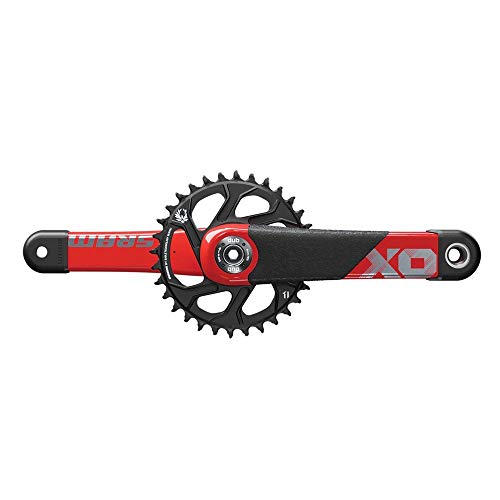 SRAM Corporation Europe X01 DH Kettenradgarnitur, Rot, 34 z von Sram