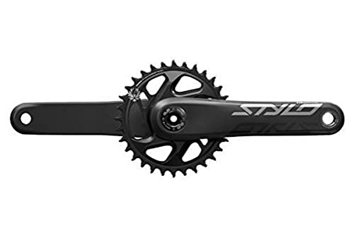 Truvativ SRAM Truvativ Kurbelgarnitur Stylo Eagle Carbon, 175mm, 32T DM Dub Innenlager, 00.6118.528.000 Kurbel, Schwarz, 175 mm Truvativ SRAM Truvativ Kurbelgarnitur Stylo Eagle Carbon, 175mm, 32T DM Dub Innenlager, 00.6118.528.000 Kurbel, Schwarz, 175 mm von Sram