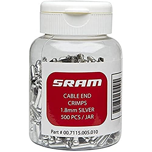 Sram 2137934121 Bremszugendkappen, Silber, 8 x 5 x 5 cm von Sram