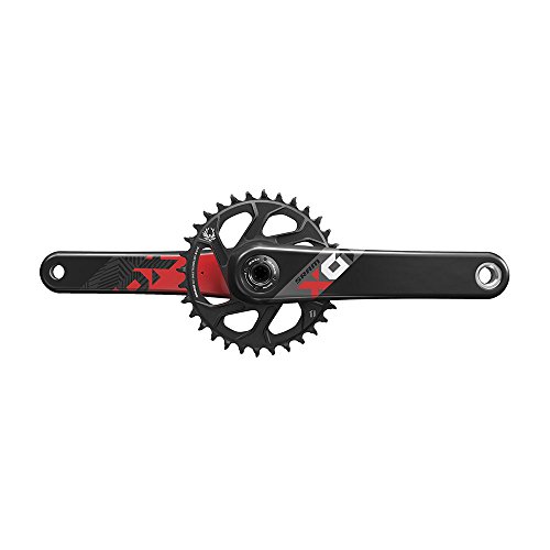 Sram Crank Kurbel, rot, 17 von Sram