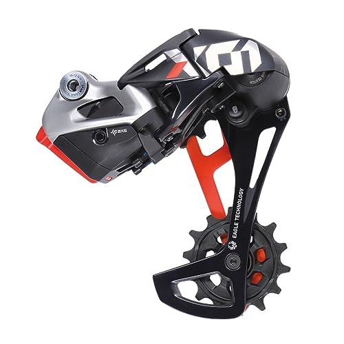 SRAM Unisex – Erwachsene X01 Eagle AXS Schaltwerk, rot, 12-Fach Käfig aus Aluminium SRAM Unisex – Erwachsene X01 Eagle AXS Schaltwerk, rot, 12-Fach Käfig aus Aluminium von Sram