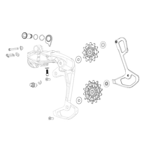 Sram Schraubenkit-2139980110 Schraubenkit, Schwarz, Einheitsgröße von Sram