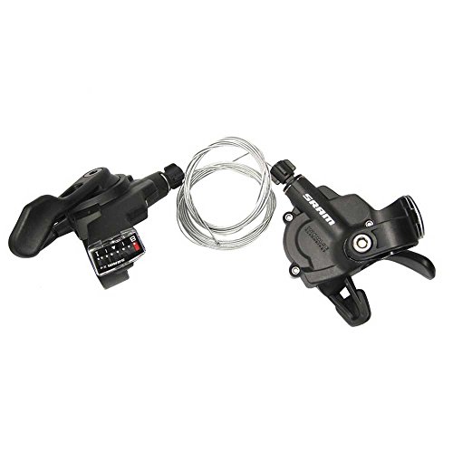 Sram Trigger-Schalter-Set X4 8-Gang hinten 1:1 Index Front 3-Gang + Flicken Sram Trigger-Schalter-Set X4 8-Gang hinten 1:1 Index Front 3-Gang + Flicken von Sram