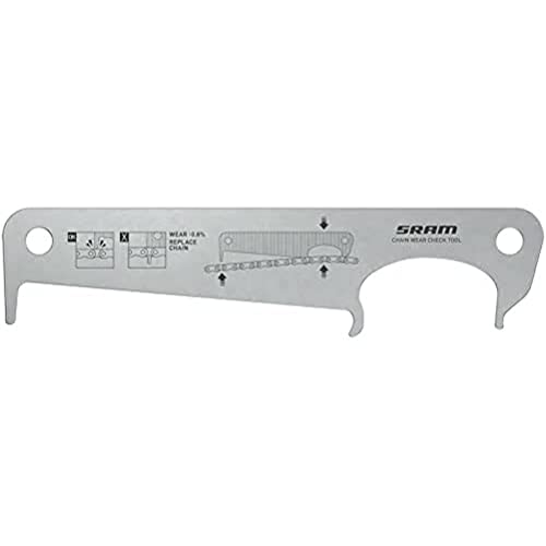 Sram Unisex – Erwachsene Chain Wear Check Tool, Schwarz, OneSize Sram Unisex – Erwachsene Chain Wear Check Tool, Schwarz, OneSize von Sram