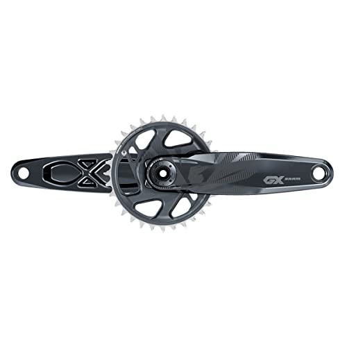 Sram Unisex – Erwachsene Krg Gx Eagle Super Kurbelgarnitur, Schwarz, One Size Sram Unisex – Erwachsene Krg Gx Eagle Super Kurbelgarnitur, Schwarz, One Size von Sram