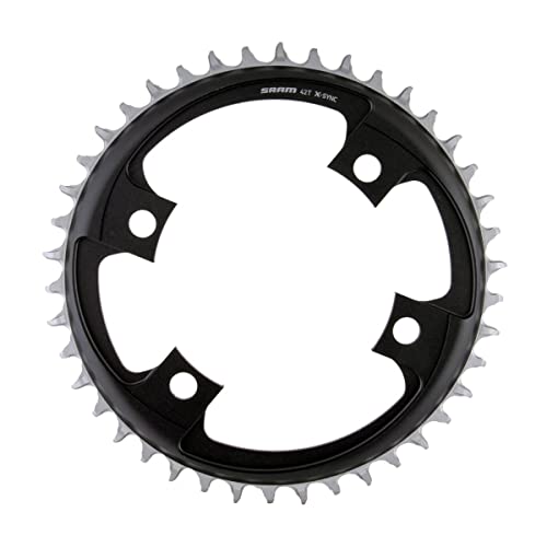 Sram Unisex – Erwachsene Road 12-Fach X-Sync Kurbel, schwarz, 107mm von Sram