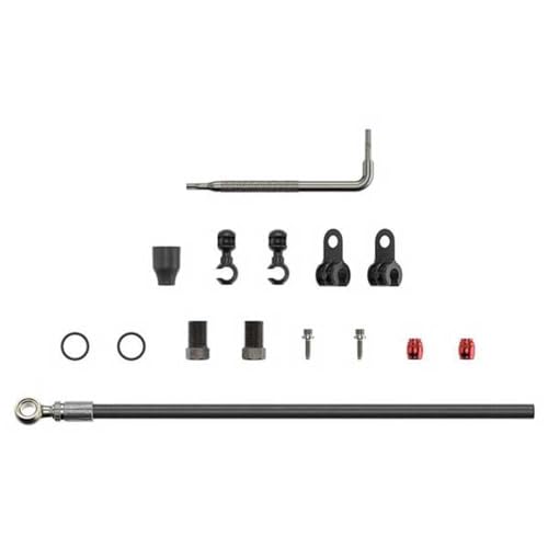 Sram Unisex – Erwachsene Scheibenbremsleitungs Bremsleitungs Kit, Silber, 2000 mm Sram Unisex – Erwachsene Scheibenbremsleitungs Bremsleitungs Kit, Silber, 2000 mm von Sram