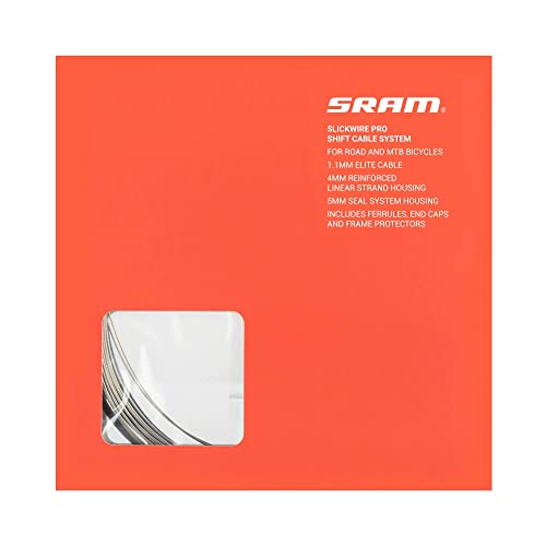 Sram Unisex – Erwachsene SlickWire Pro Schaltzug, Schwarz, 4mm Sram Unisex – Erwachsene SlickWire Pro Schaltzug, Schwarz, 4mm von Sram