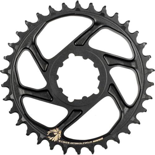 Sram Unisex – Erwachsene X-Sync2 Sl Eagle Kettenblatt, Gold, 34t Sram Unisex – Erwachsene X-Sync2 Sl Eagle Kettenblatt, Gold, 34t von Sram