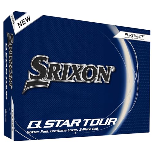 Srixon, New Q-Star Tour 5 2024 - Dutzend Golfbälle - weiches Gefühl, Spin, Leistung und Kraft - 4 Schachteln à 3 Stück - Premium-Golfzubehör und Golfgeschenke Srixon, New Q-Star Tour 5 2024 - Dutzend Golfbälle - weiches Gefühl, Spin, Leistung und Kraft - 4 Schachteln à 3 Stück - Premium-Golfzubehör und Golfgeschenke von Srixon